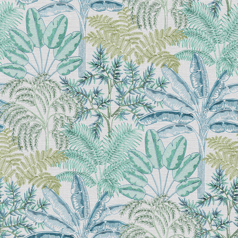 Superfresco Easy Intrigue Aqua Wallpaper Sample