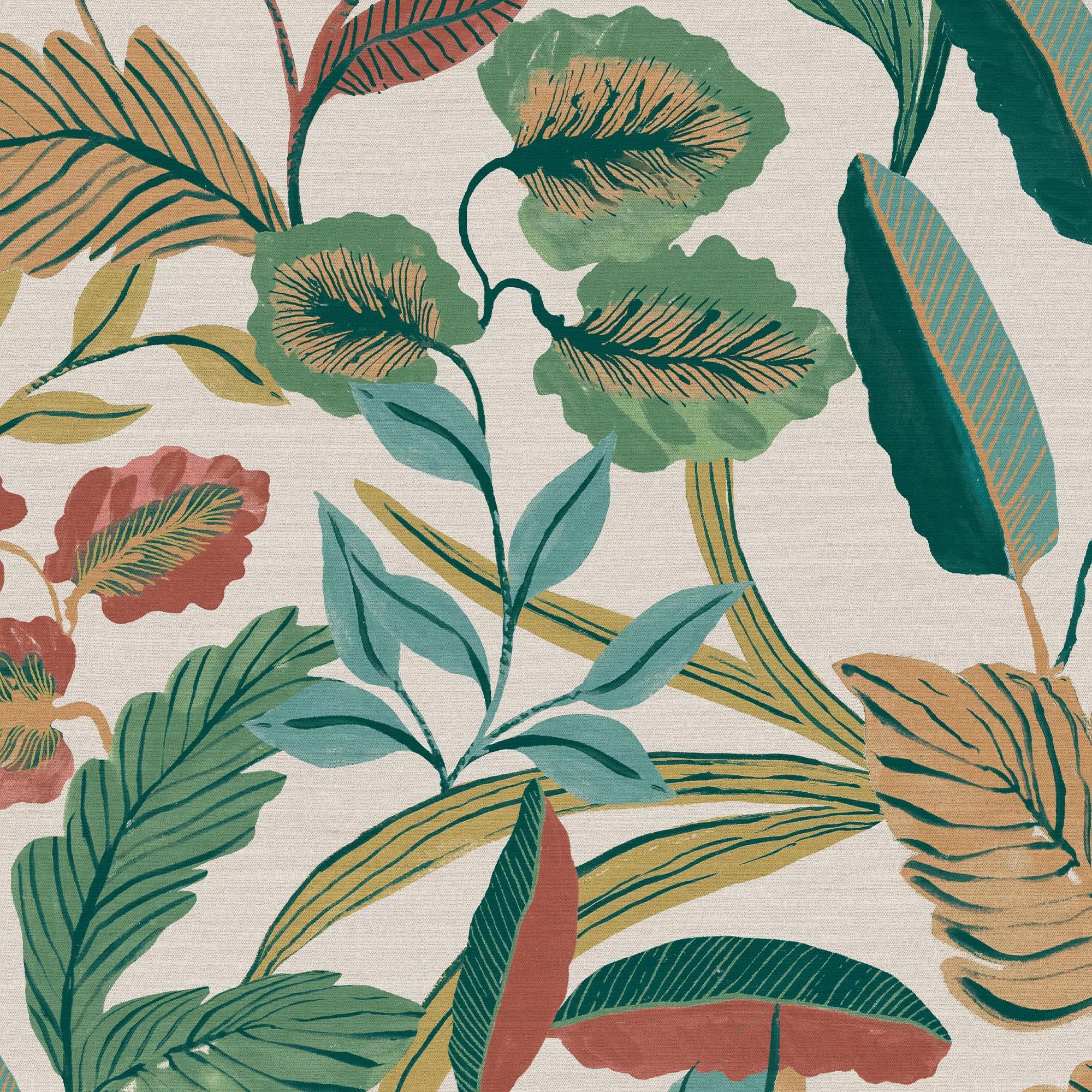 Sublime Paradise Arts Neutral Wallpaper Sample