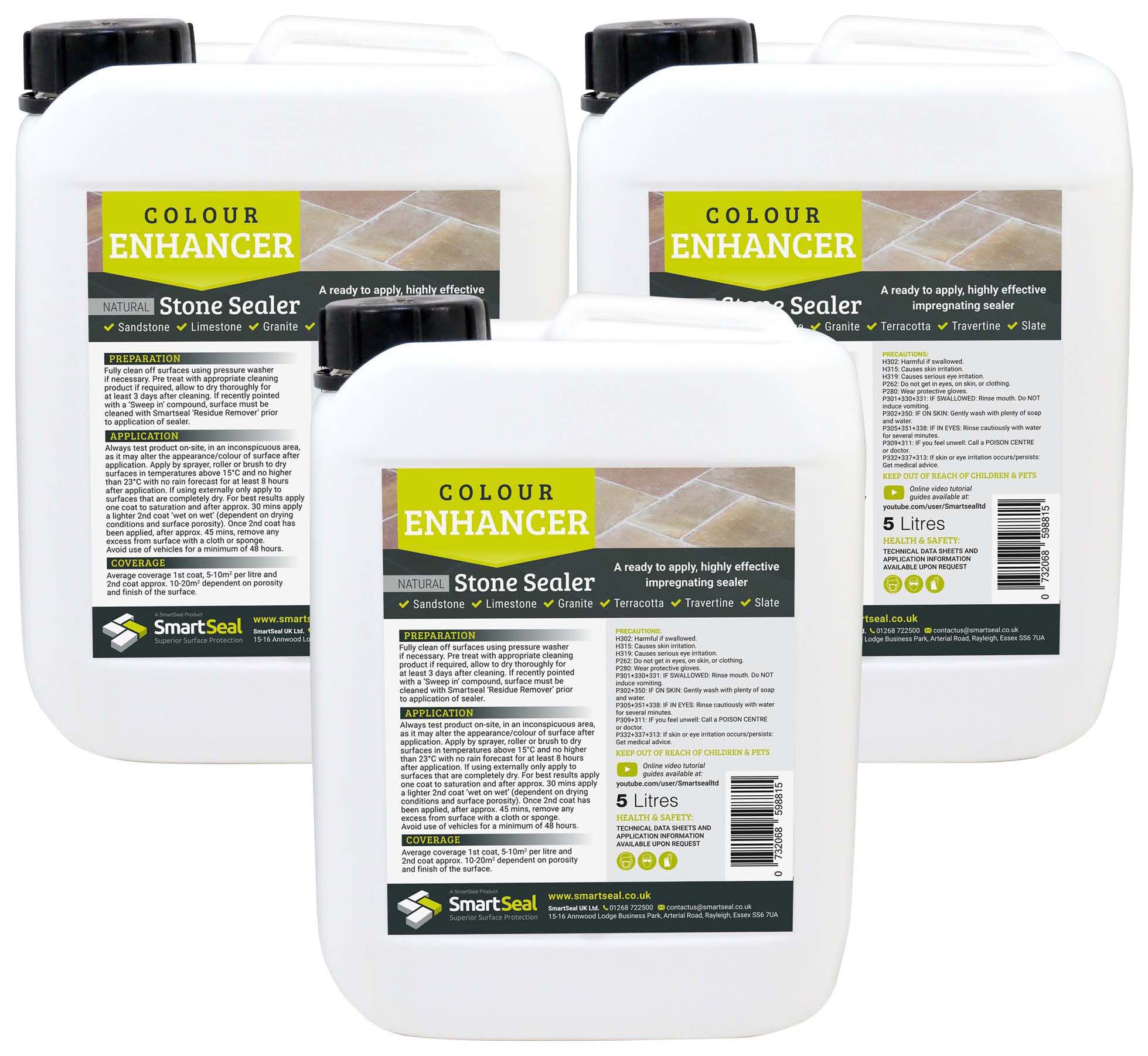 SmartSeal Natural Stone Sealer Colour Enhancer - 15L