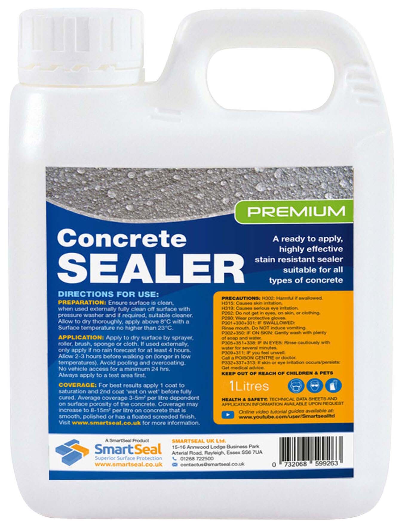 SmartSeal Premium Concrete Sealer - Various Sizes