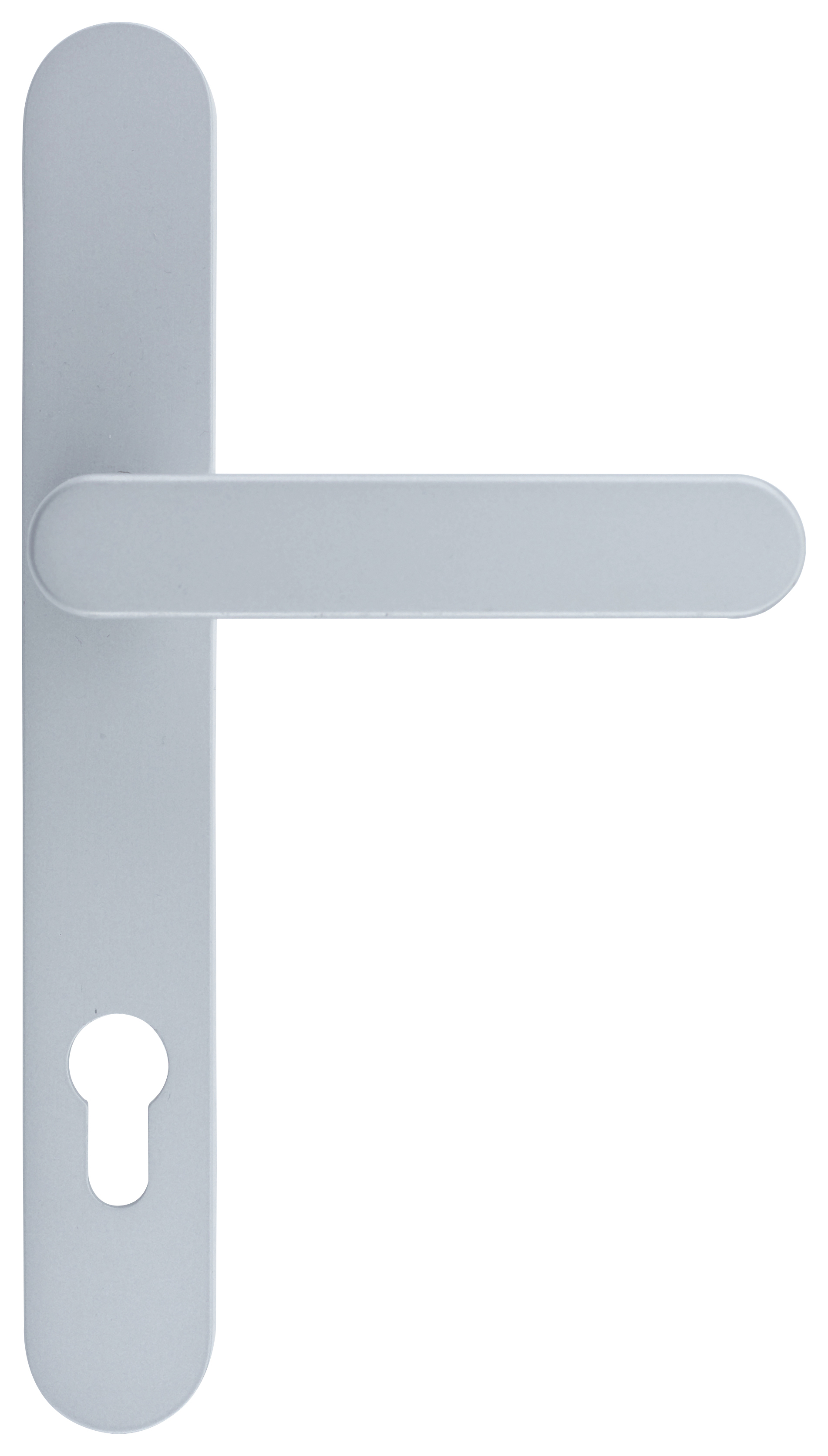 Linus L2 Blackplate Handle - Smooth Silver