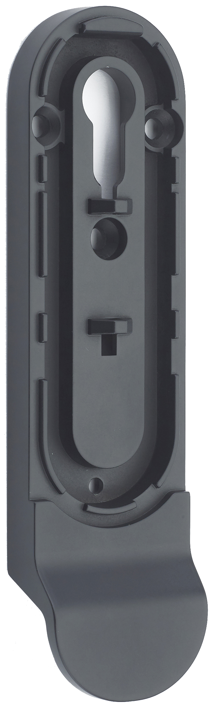 Linus L2 Pull Escutcheon - Matt Black