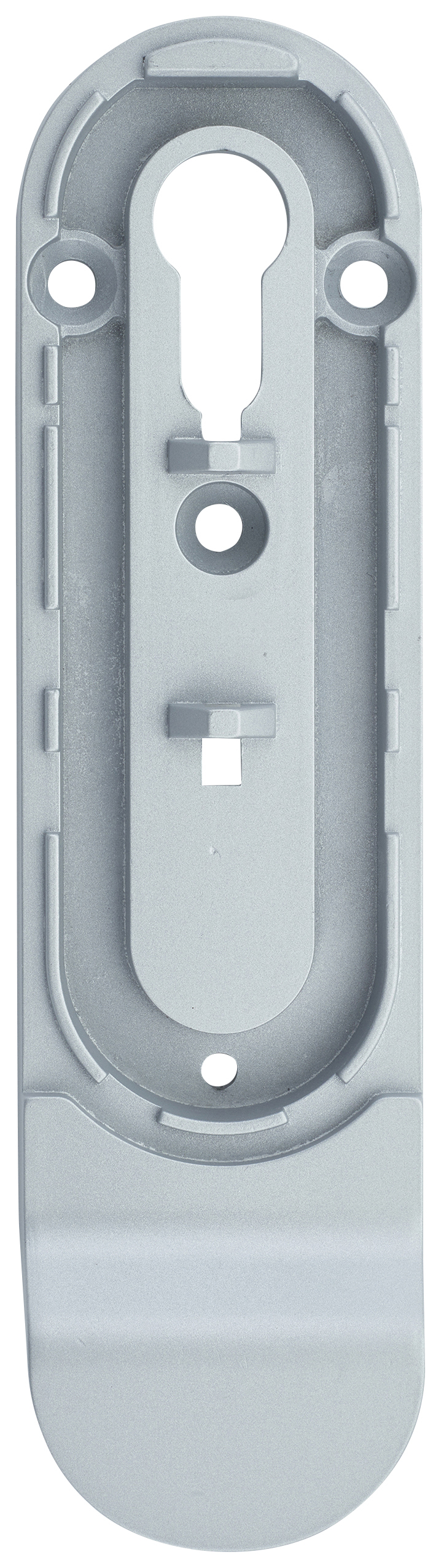 Linus L2 Pull Escutcheon - Smooth Silver