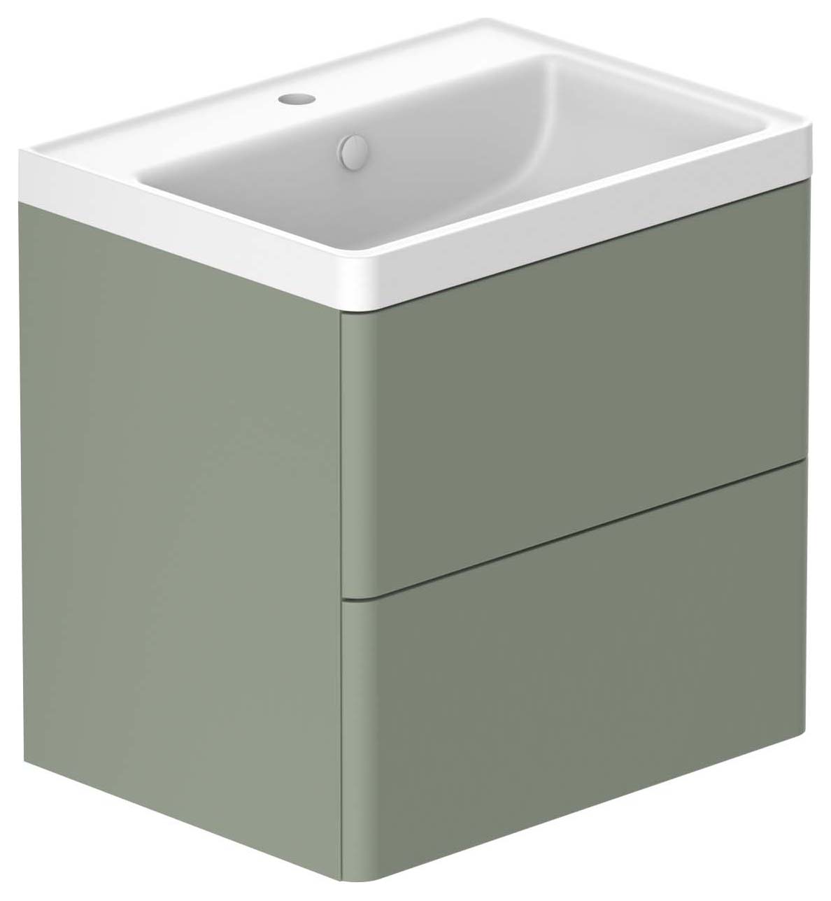 Nexa By VADO Veva Dawn Green Wall Hung Vanity Unit & Mineral Cast Basin - 600mm