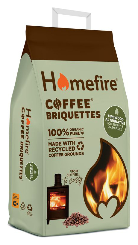 Homefire Recycled Coffee Grounds Briquettes - 7kg