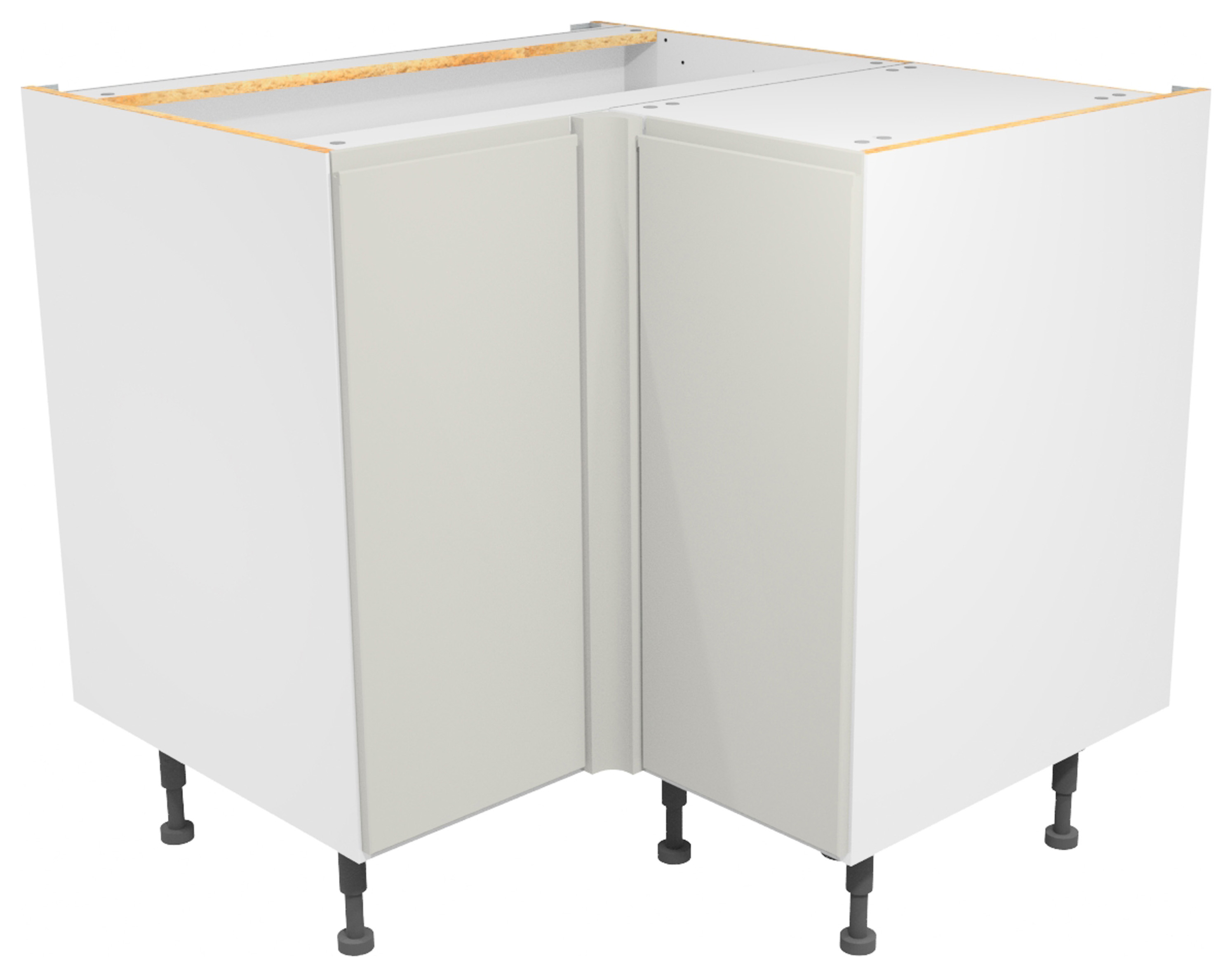 Wickes Madison Gloss Stone Corner Base Unit -