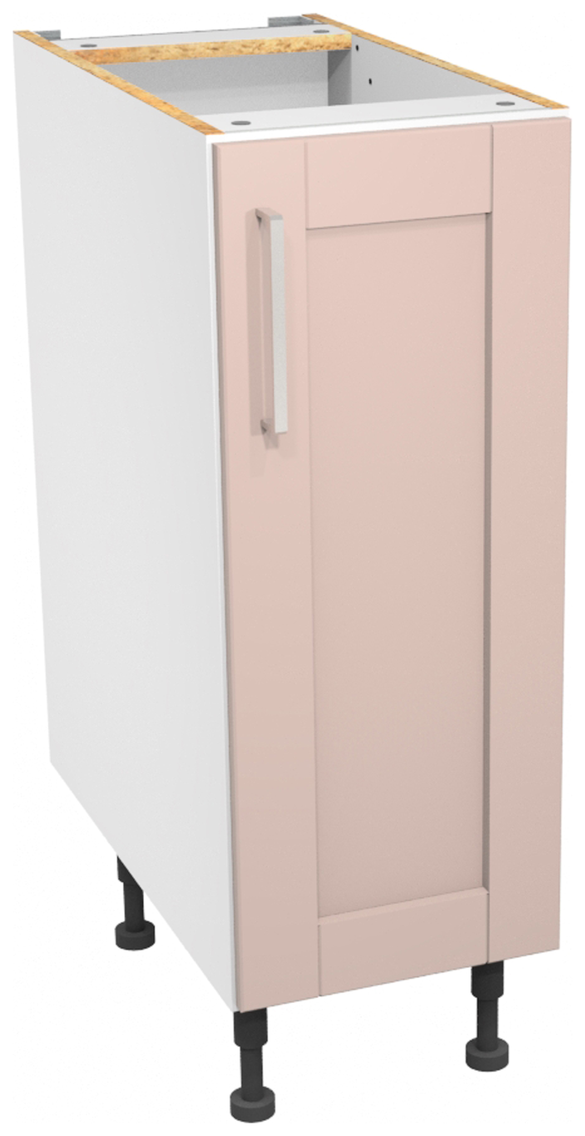 Wickes Ohio Dusky Pink Shaker Base Unit - 300mm