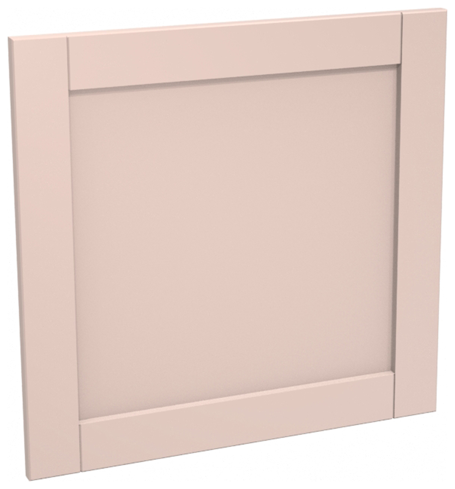 Wickes Ohio Dusky Pink Shaker Appliance Door (C) - 600 x 584mm