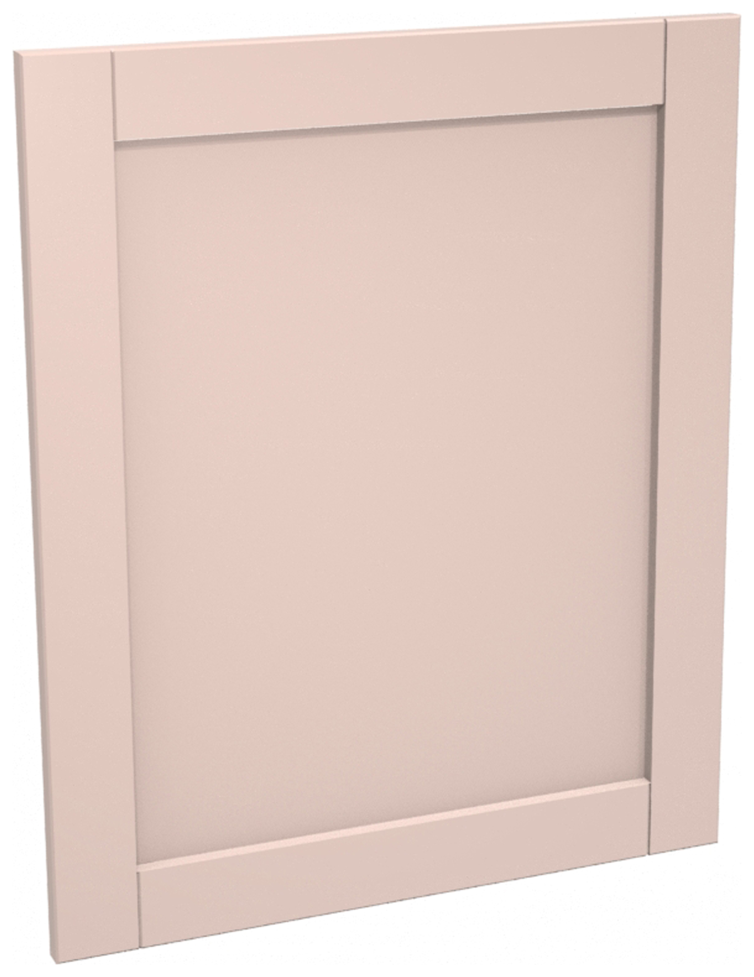 Wickes Ohio Dusky Pink Shaker Appliance Door (B) - 600 x 731mm