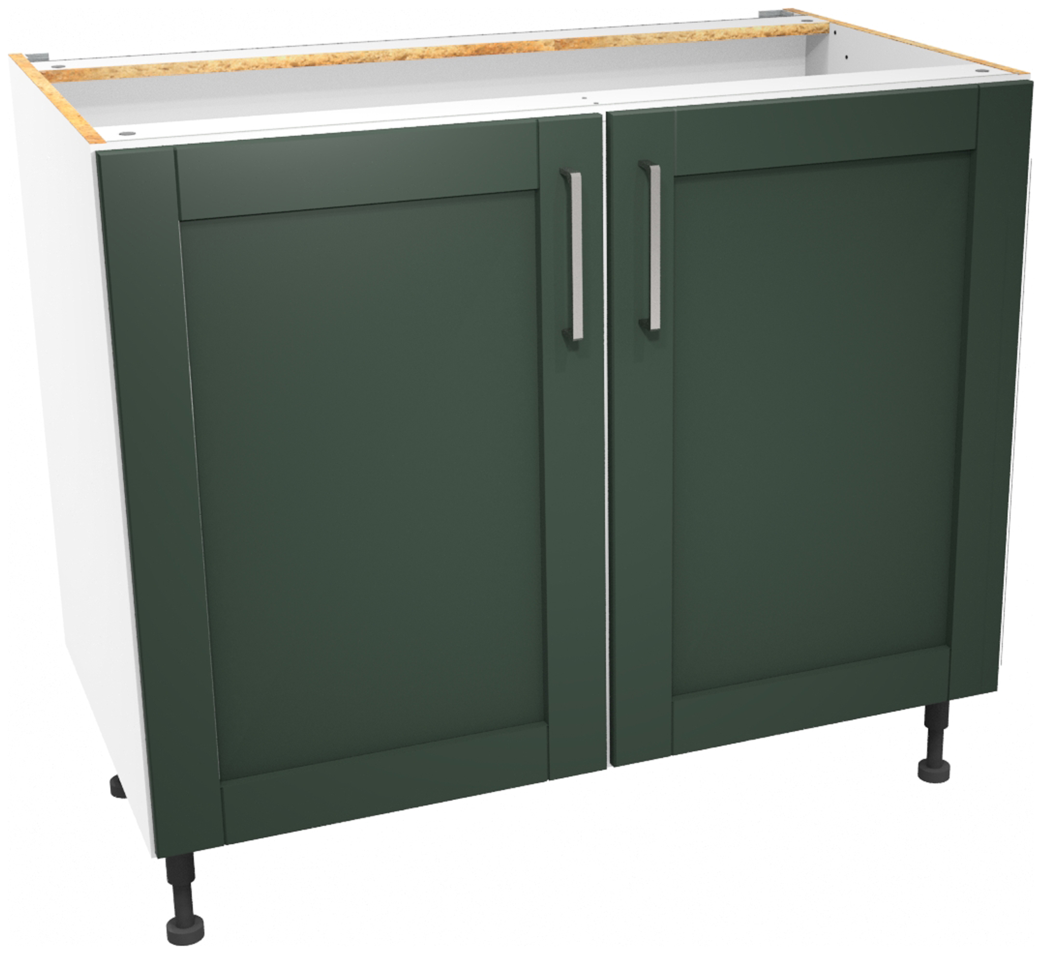 Wickes Ohio Forest Green Shaker Base Unit - 1000mm