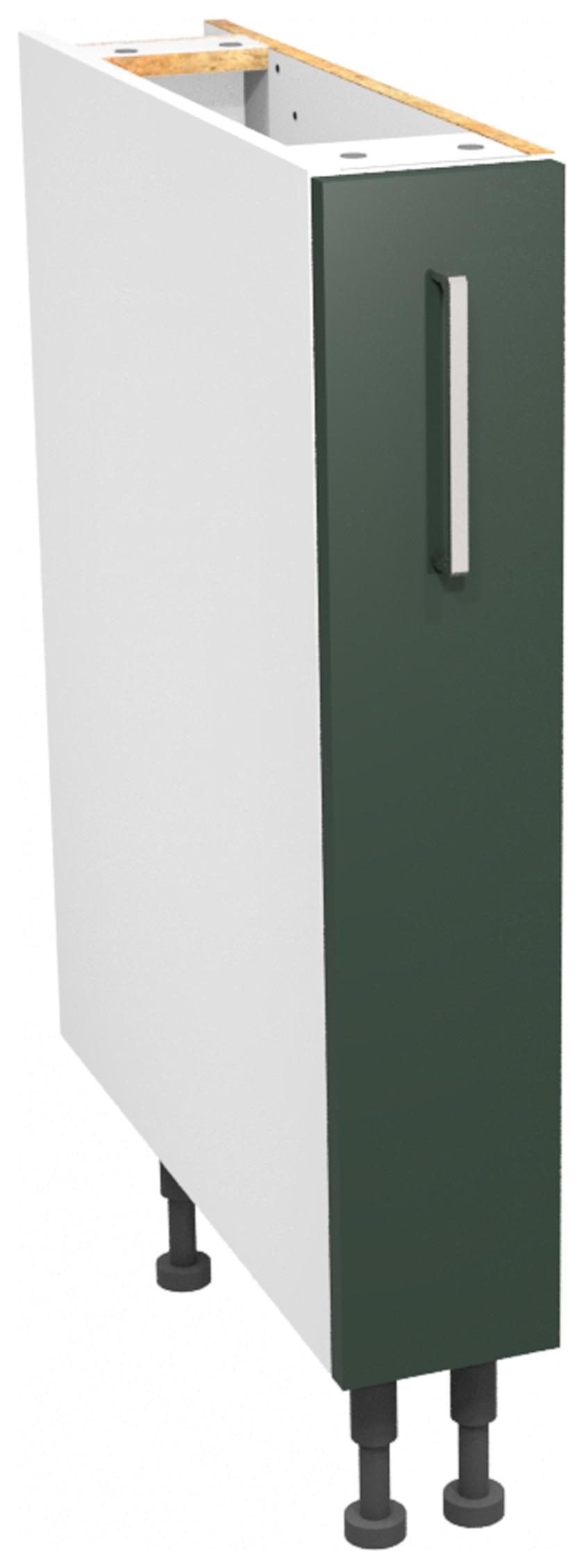 Wickes Ohio Forest Green 150mm Pull Out Base Unit