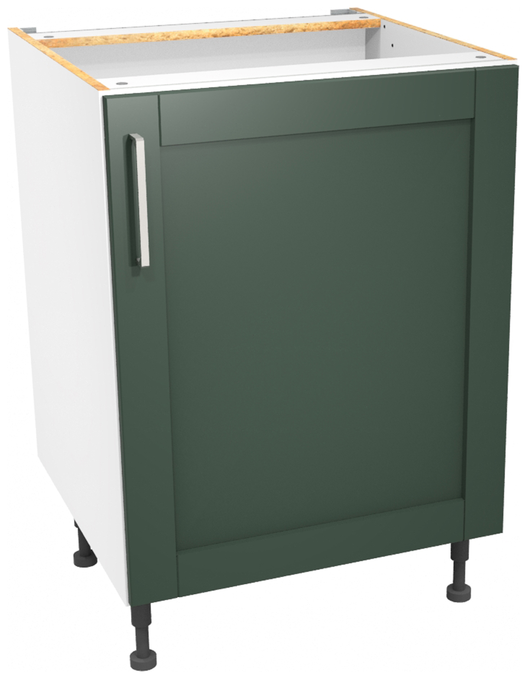 Wickes Ohio Forest Green Shaker Base Unit - 600mm