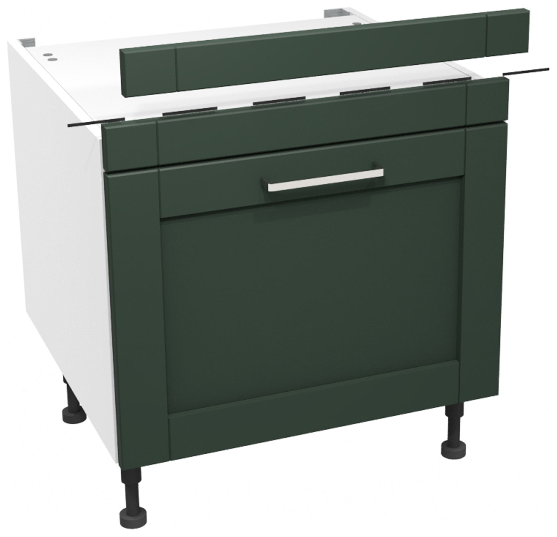 Wickes Ohio Forest Green 600mm Belfast Sink Unit