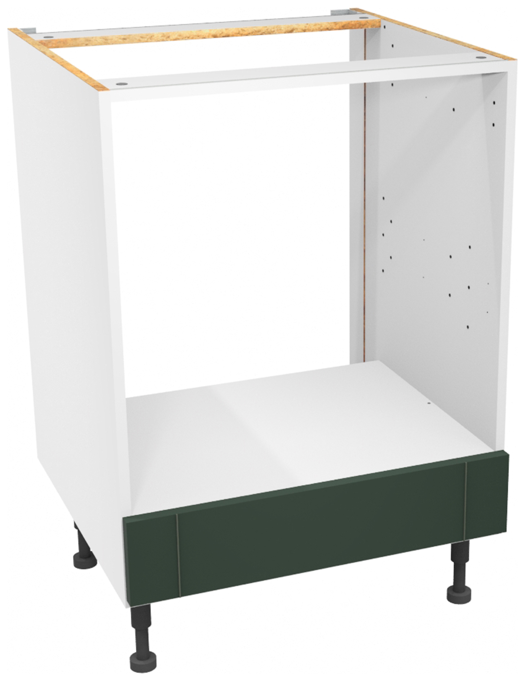 Wickes Ohio Forest Green Shaker Built Under Oven Unit - 600mm