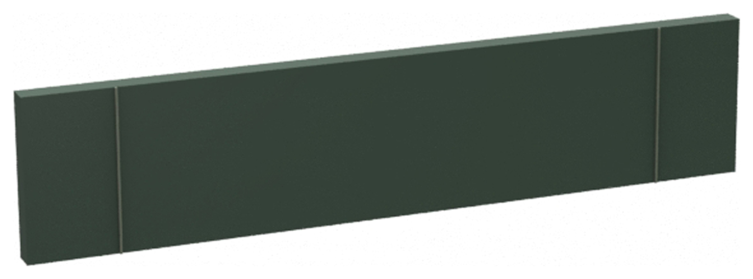 Wickes Ohio Forest Green Infill Panel - 600 x 131mm