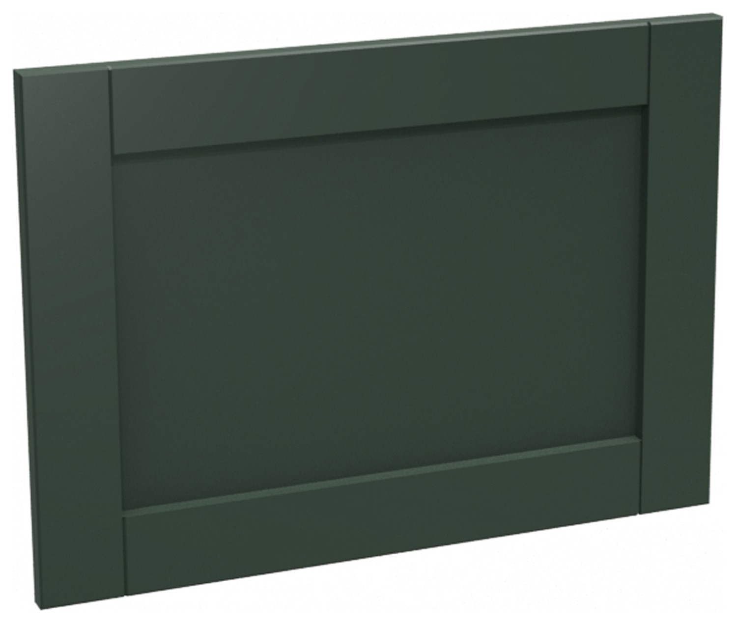 Wickes Ohio Forest Green Shaker Appliance Door (D) - 600 x 437mm