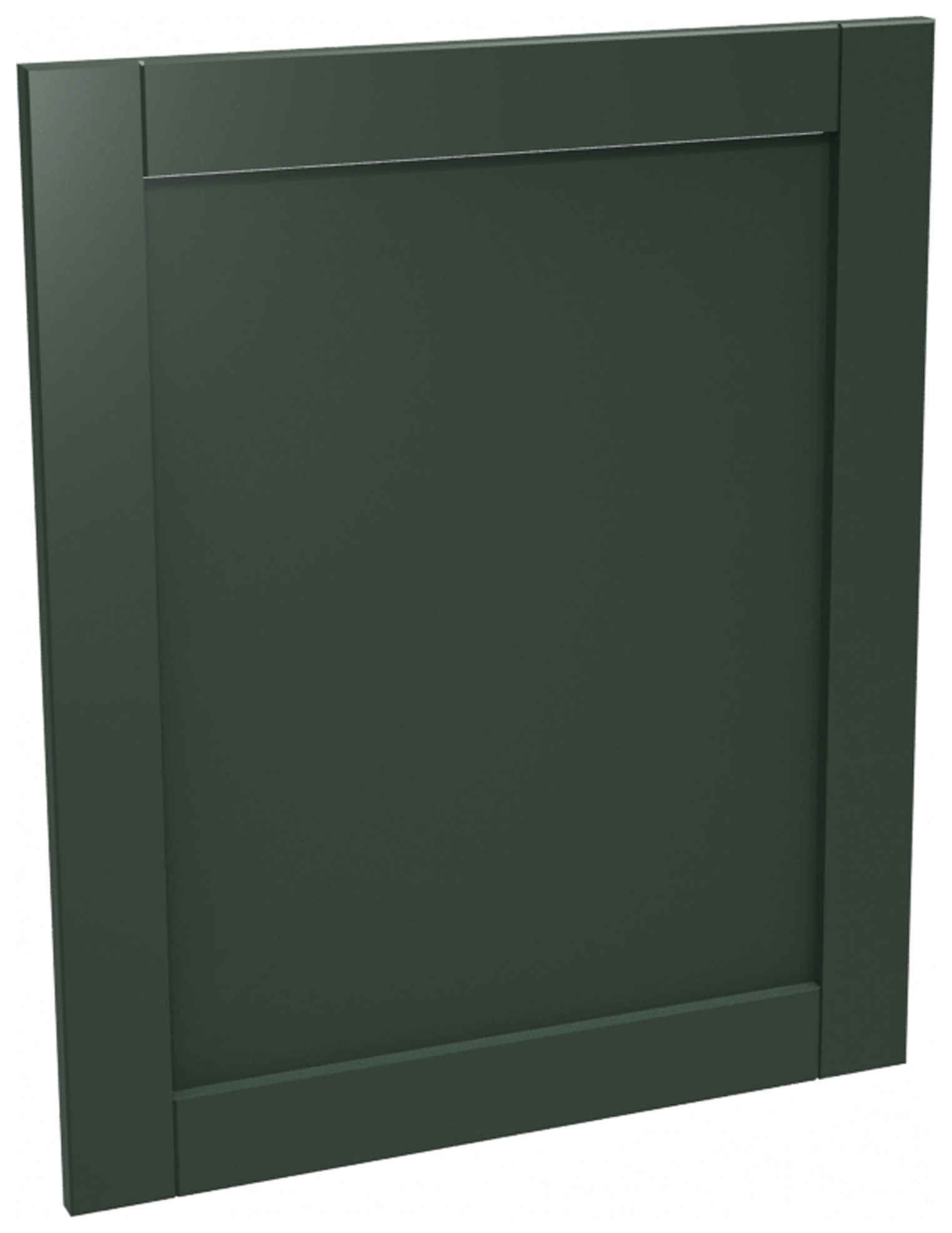 Wickes Ohio Forest Green Shaker Appliance Door (B) - 600 x 731mm