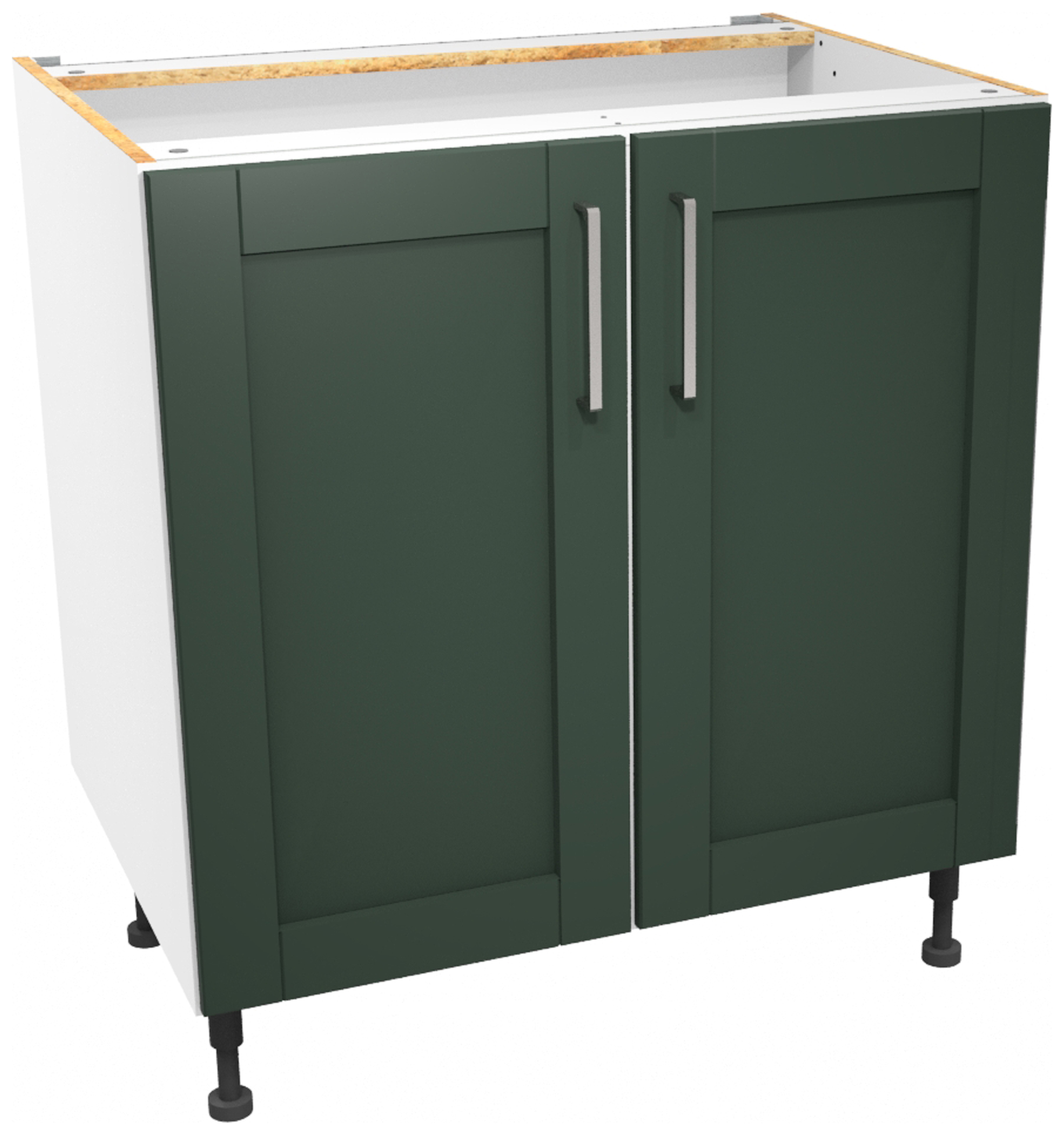 Wickes Ohio Forest Green Shaker Base Unit - 800mm