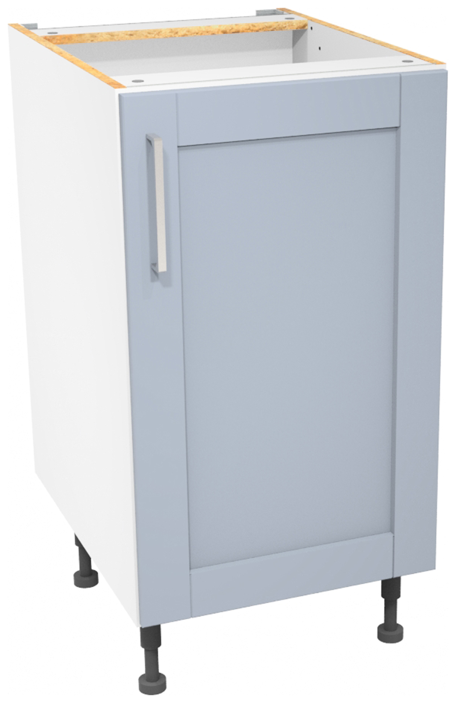 Wickes Ohio Hazy Blue Shaker Base Unit - 450mm