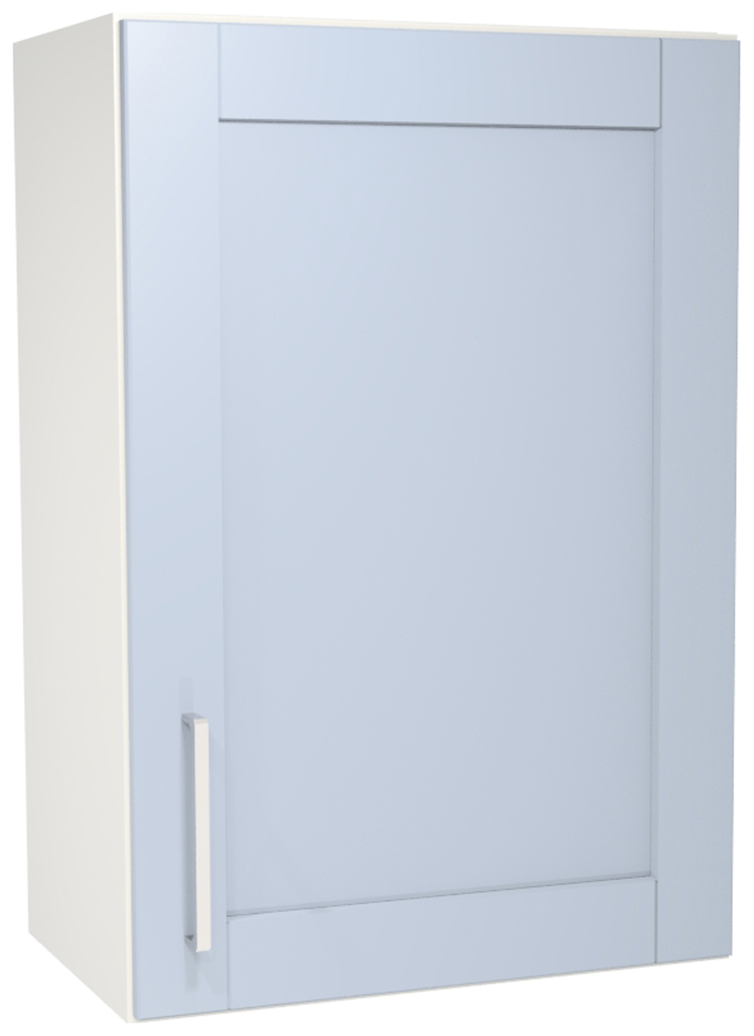 Wickes Ohio Hazy Blue Shaker Wall Unit - 500mm