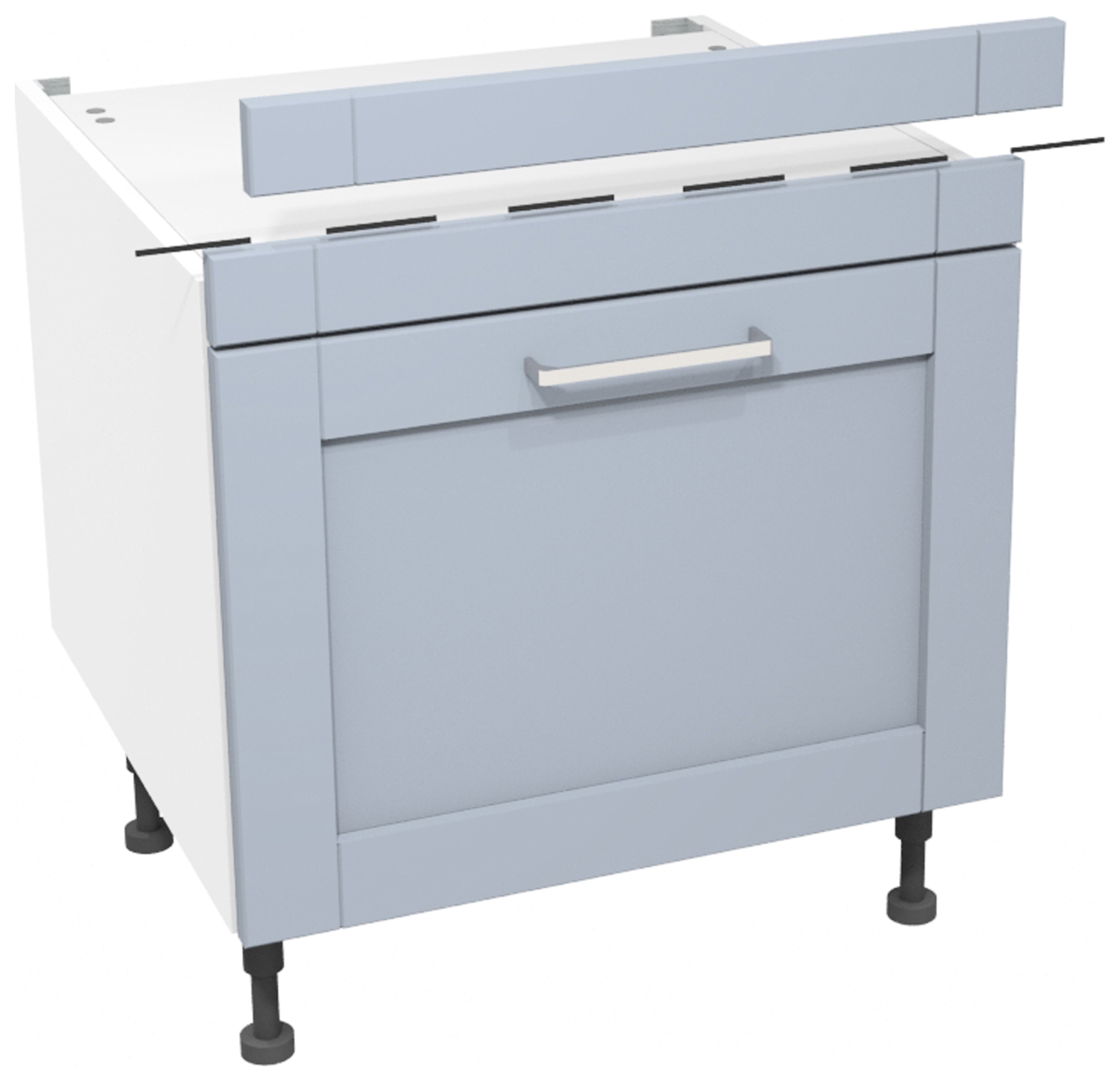 Wickes Ohio Hazy Blue 600mm Belfast Sink Unit