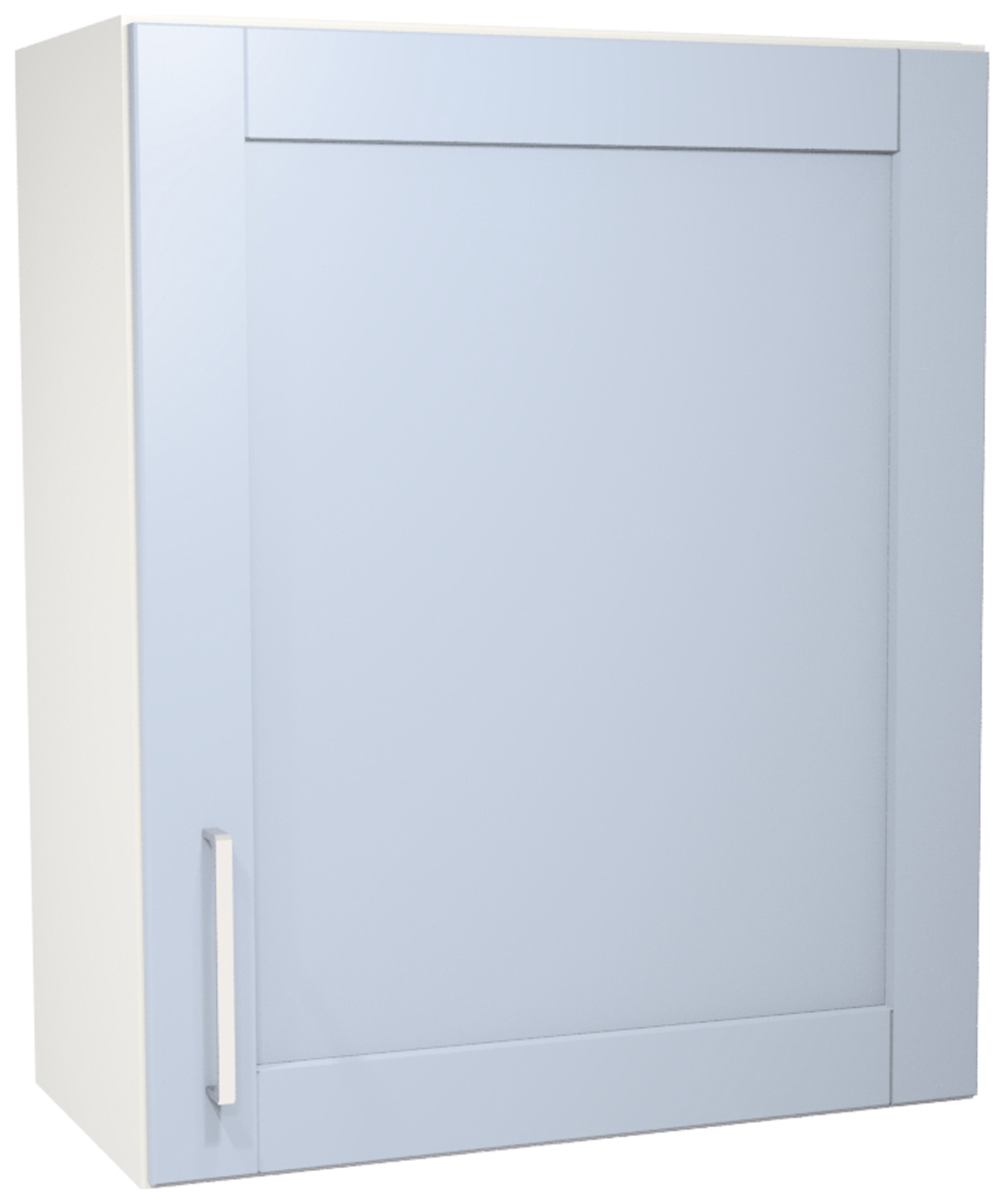 Wickes Ohio Hazy Blue Shaker Wall Unit - 600mm