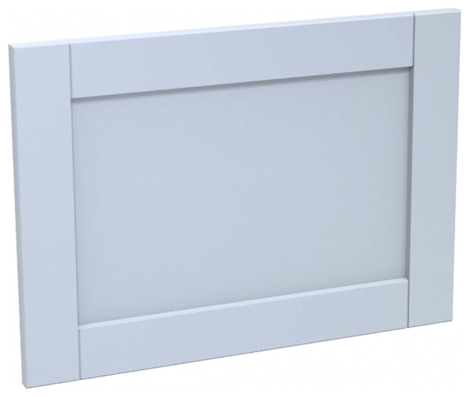 Wickes Ohio Hazy Blue Shaker Appliance Door (D) - 600 x 437mm