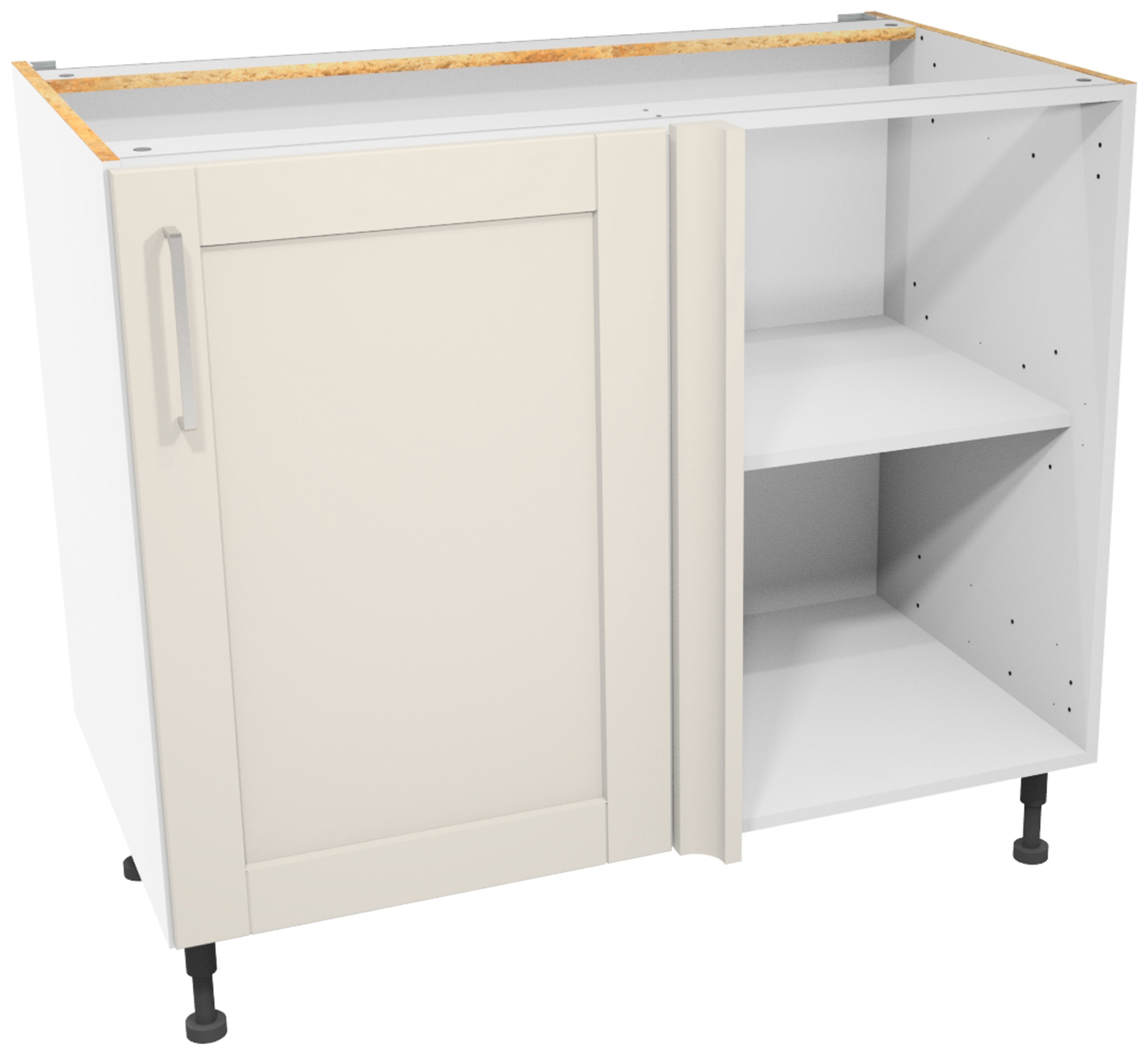 Wickes Ohio Porcelain Shaker Corner Base Unit - 1000mm