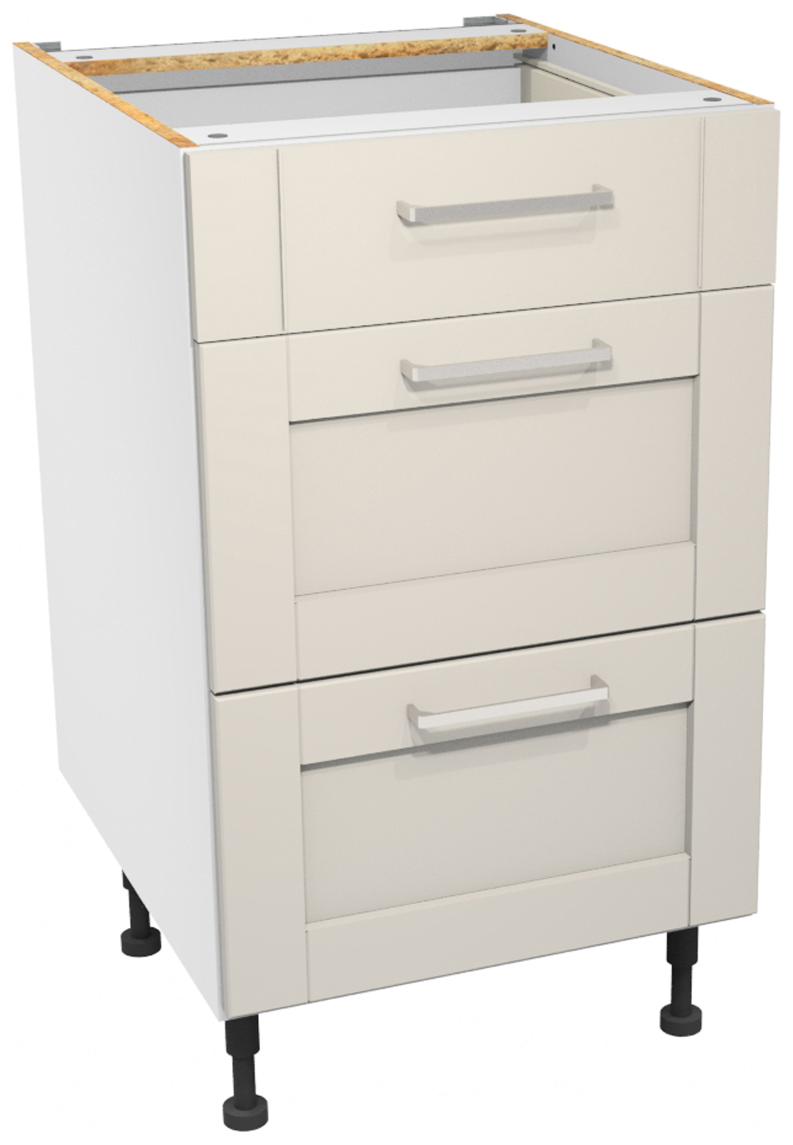 Wickes Ohio Porcelain Shaker Drawer Unit - 500mm