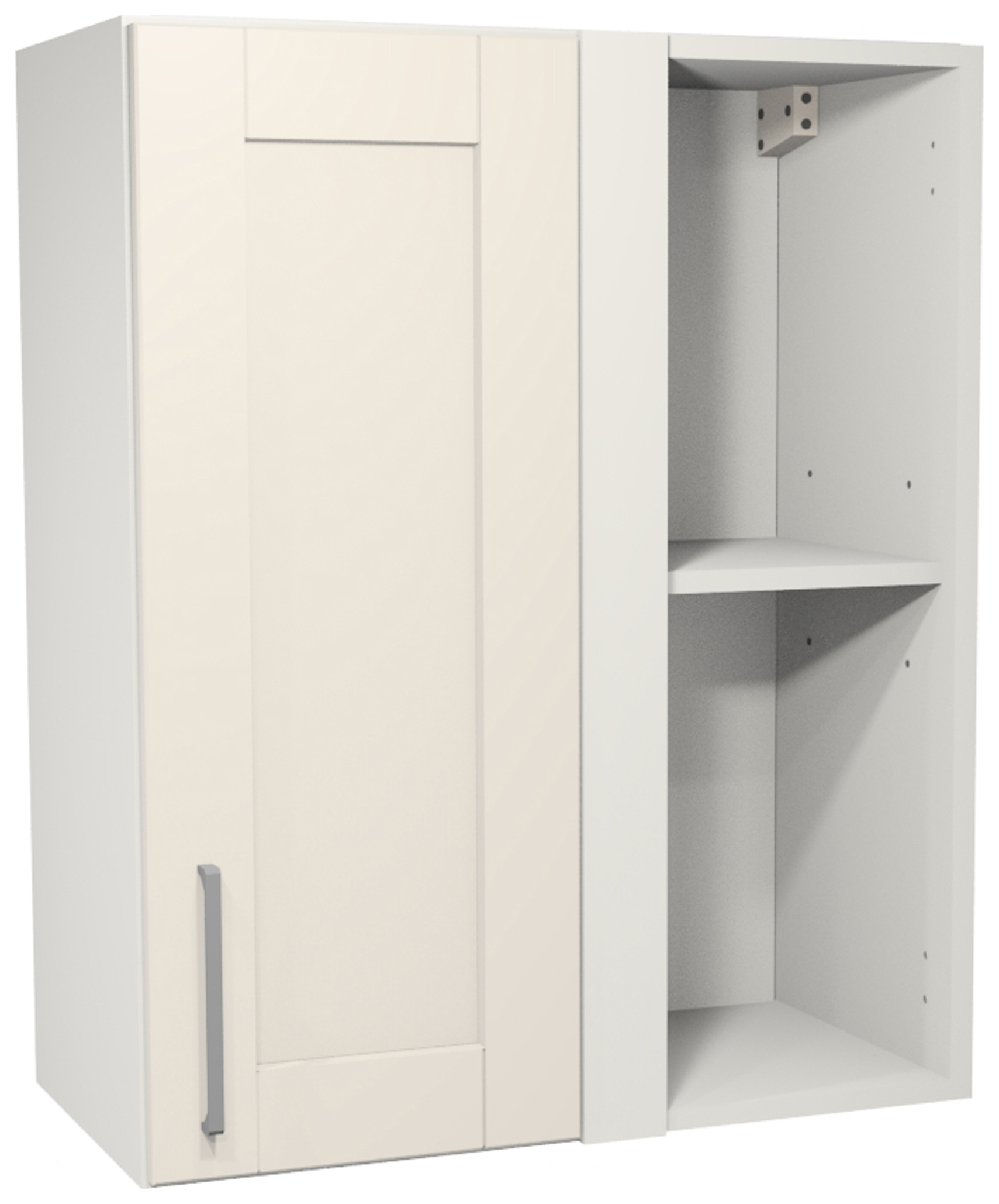 Wickes Ohio Porcelain Shaker Corner Wall Unit - 600mm