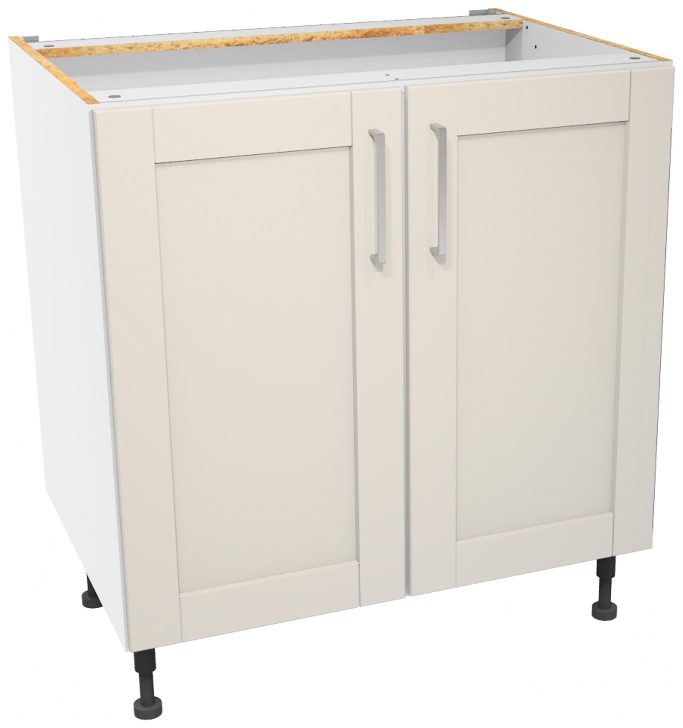 Wickes Ohio Porcelain Shaker Base Unit - 800mm