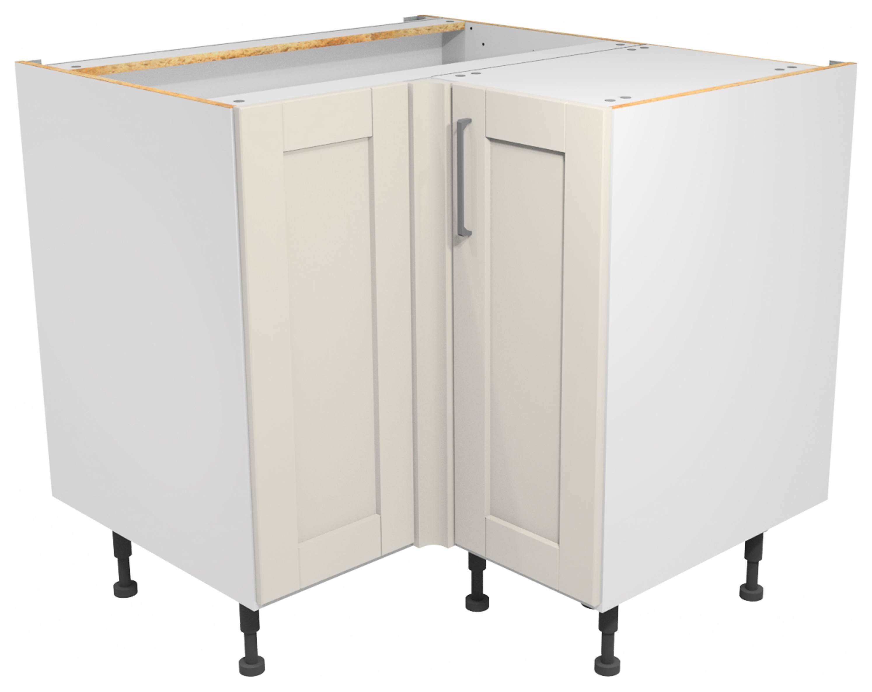 Wickes Ohio Porcelain Shaker Corner Base Unit - 925mm
