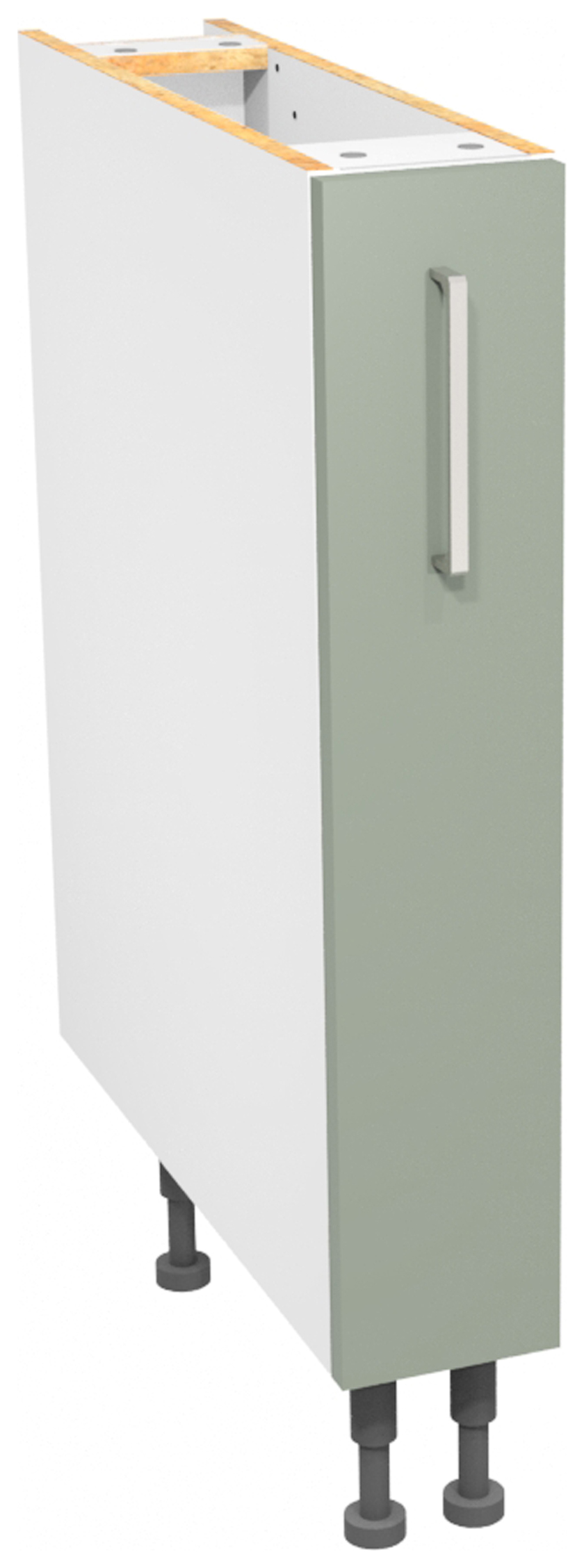 Wickes Ohio Reed Green 150mm Pull Out Base Unit