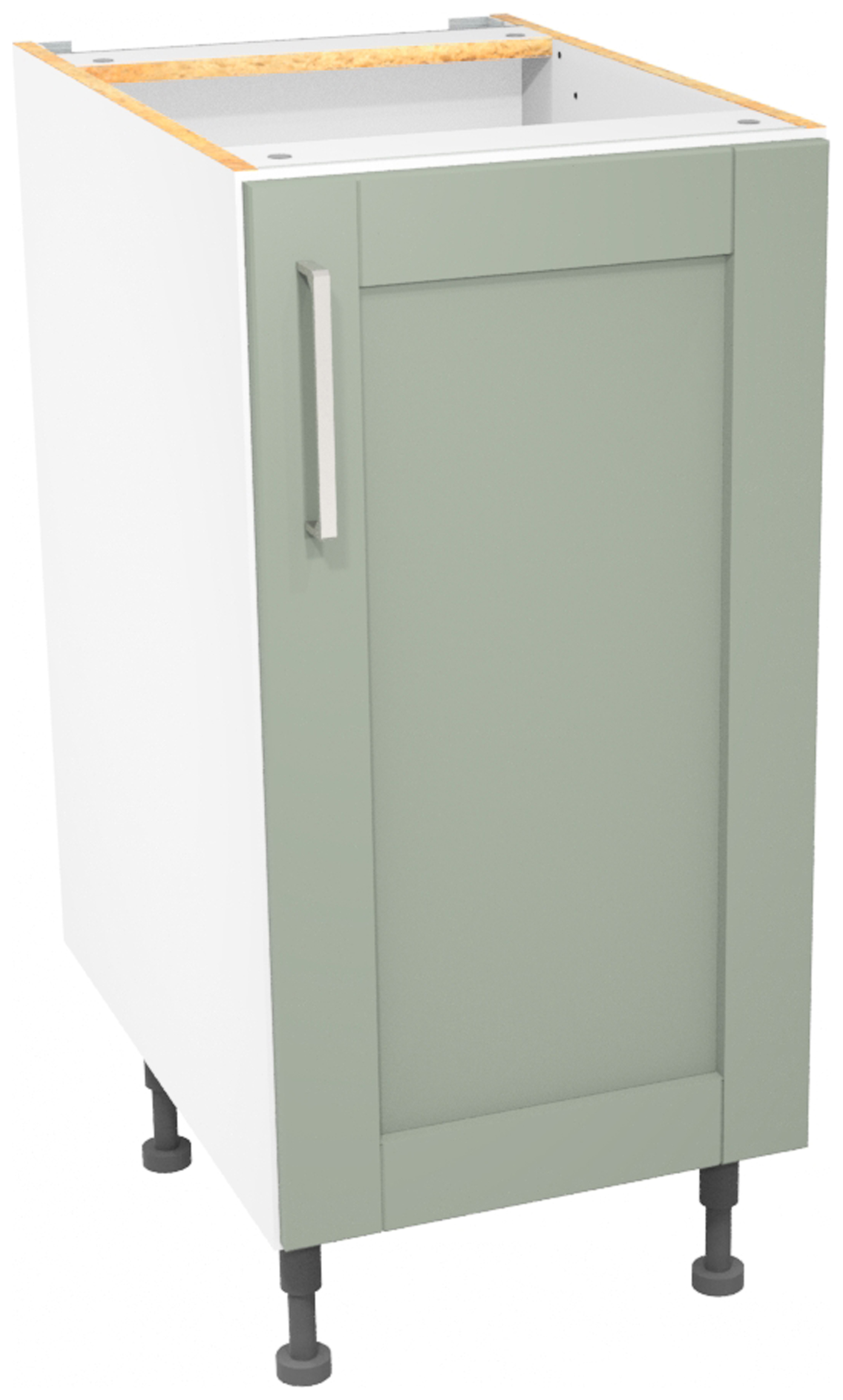 Wickes Ohio Reed Green Shaker Base Unit - 400mm
