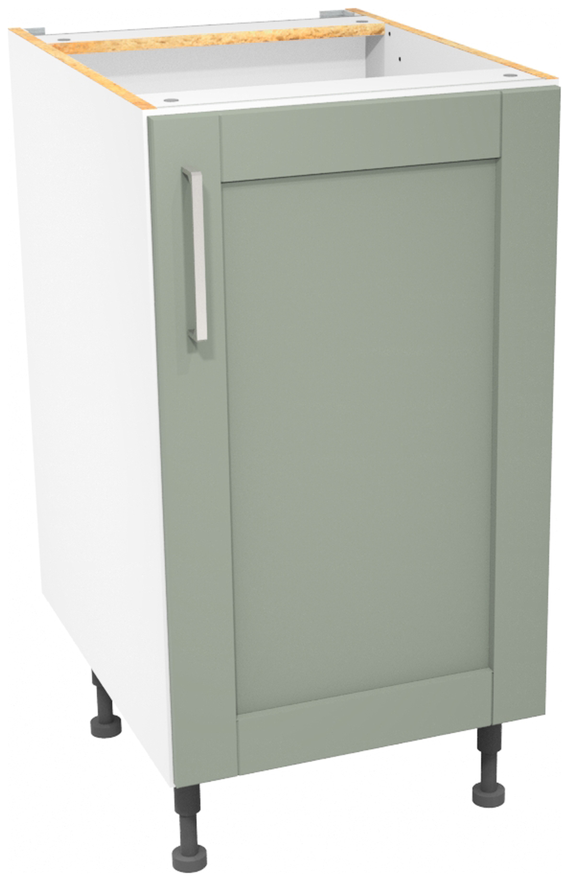 Wickes Ohio Reed Green Shaker Base Unit - 450mm