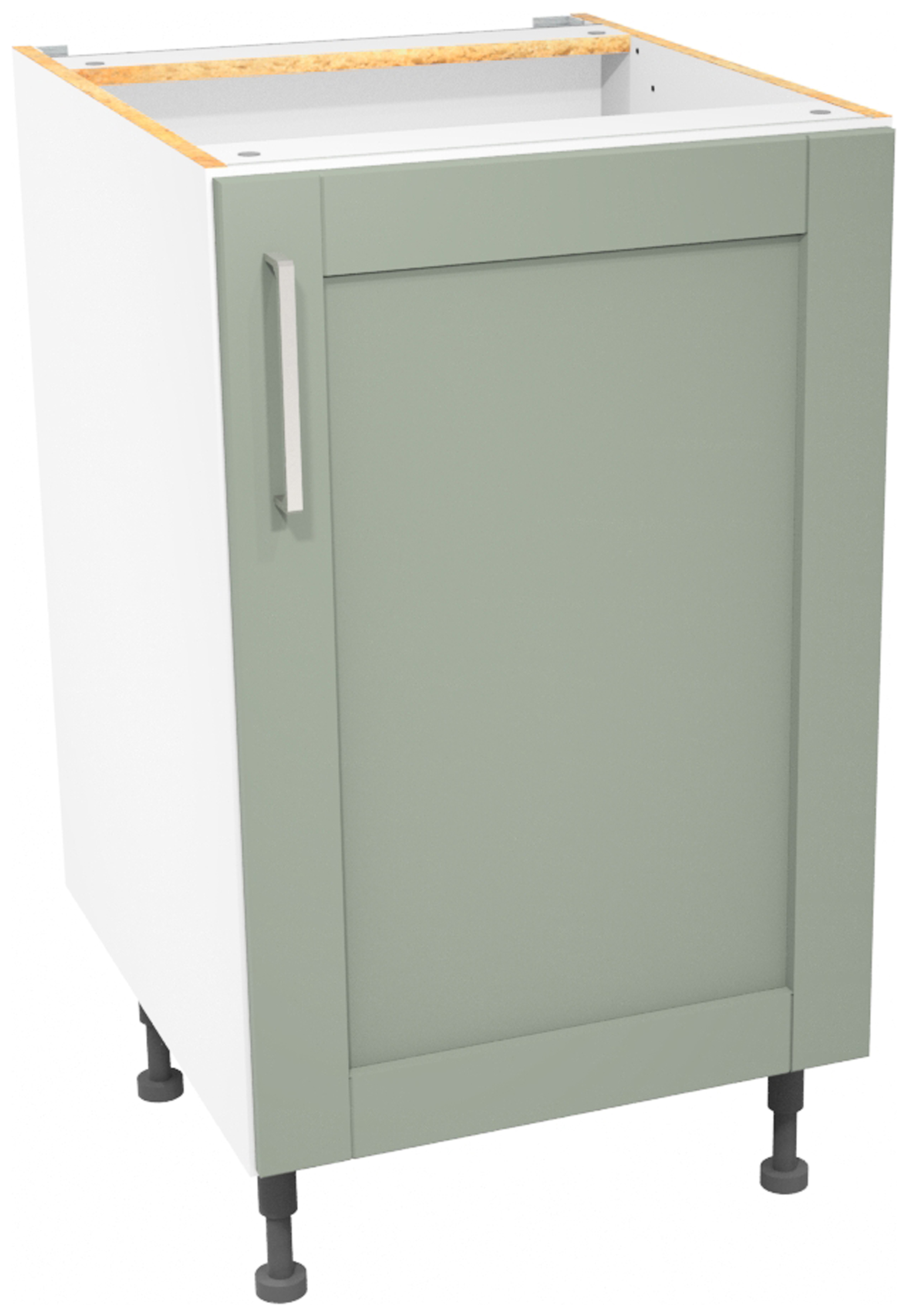 Wickes Ohio Reed Green Shaker Base Unit - 500mm