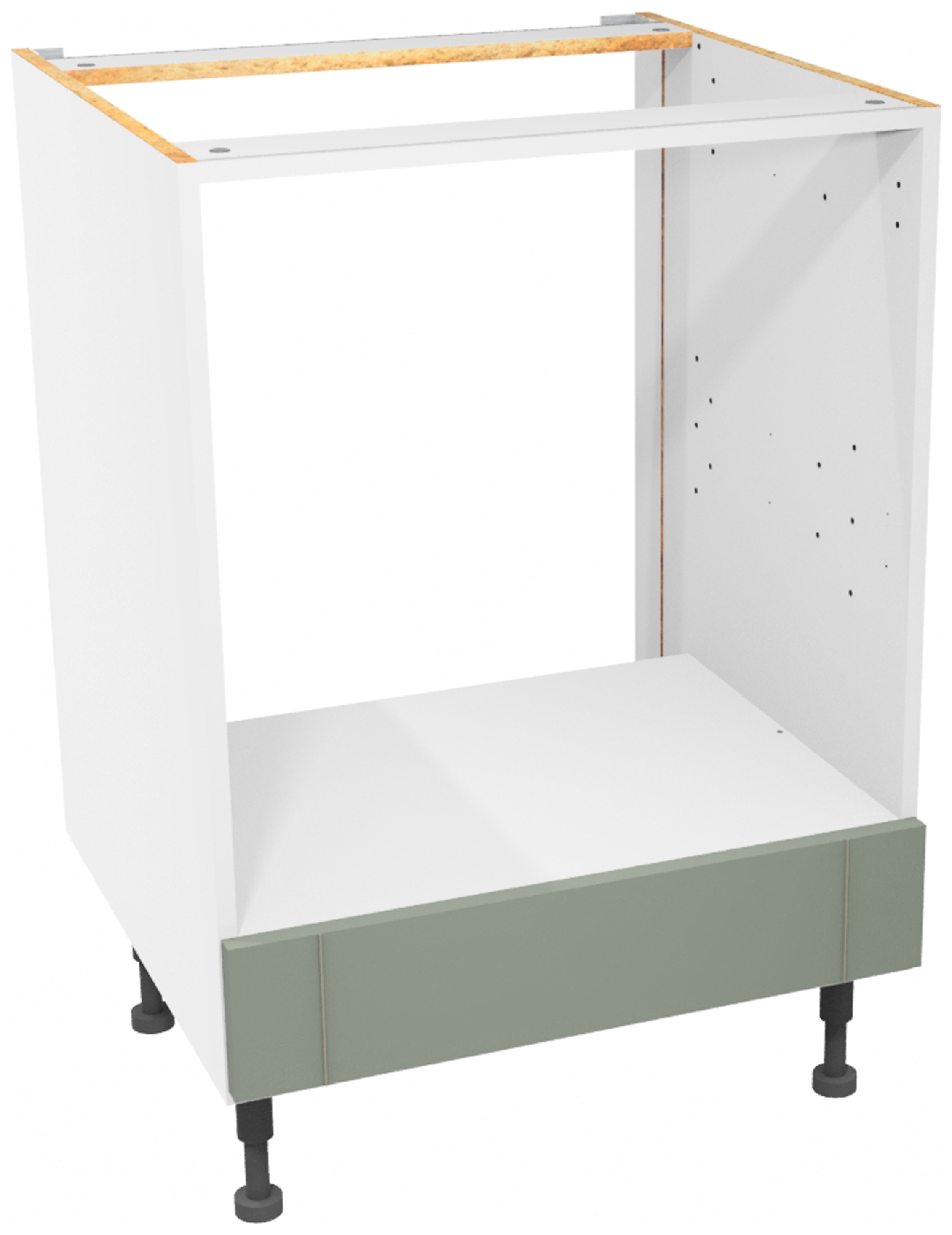 Wickes Ohio Reed Green Shaker Built Under Oven Unit - 600mm