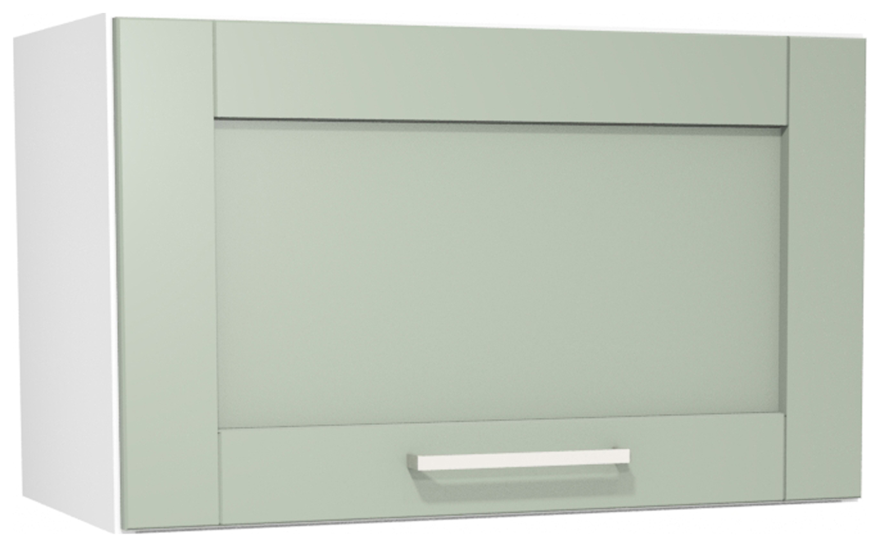 Wickes Ohio Reed Green Shaker Narrow Wall Unit - 600mm