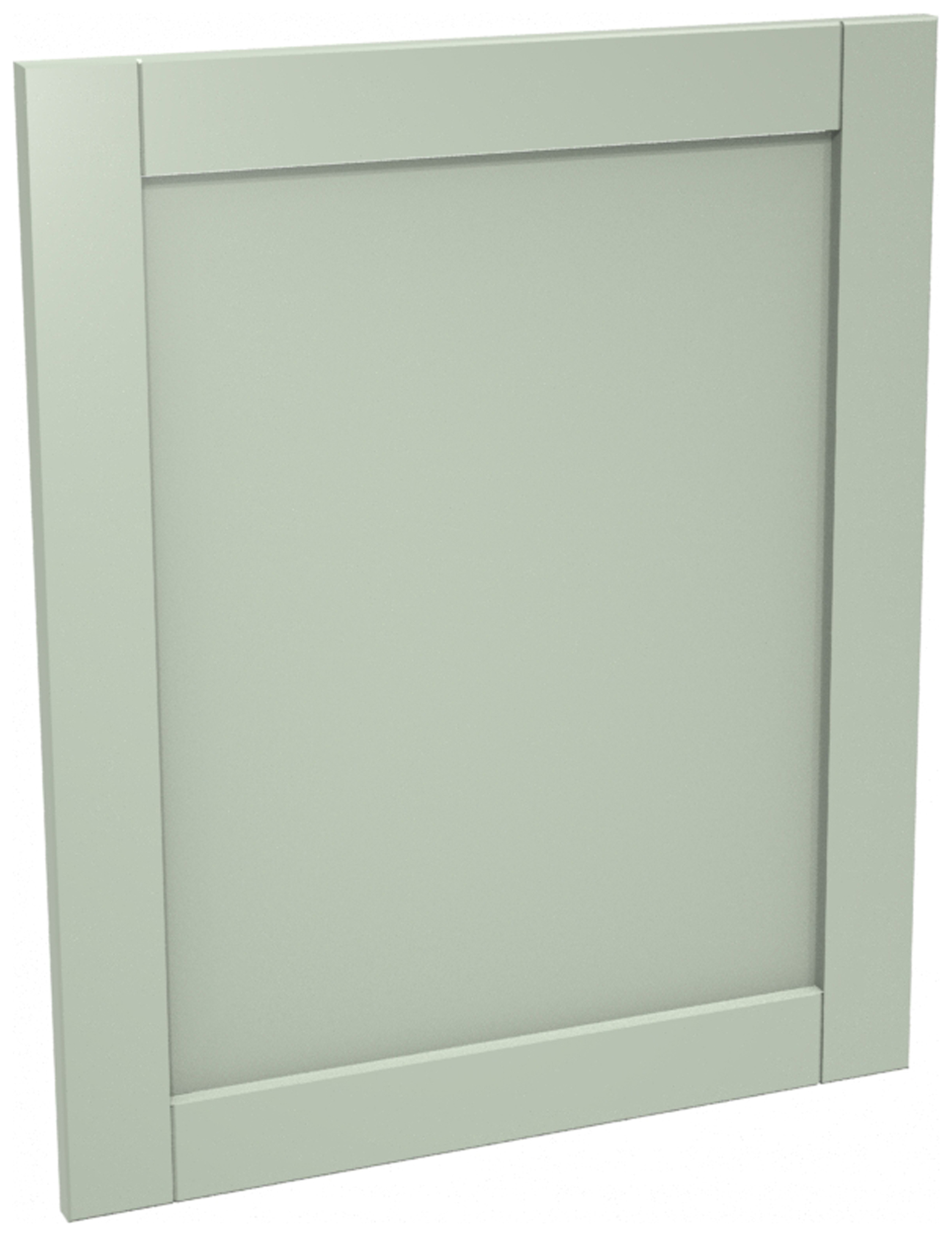 Wickes Ohio Reed Green Shaker Appliance Door (B) - 600 x 731mm