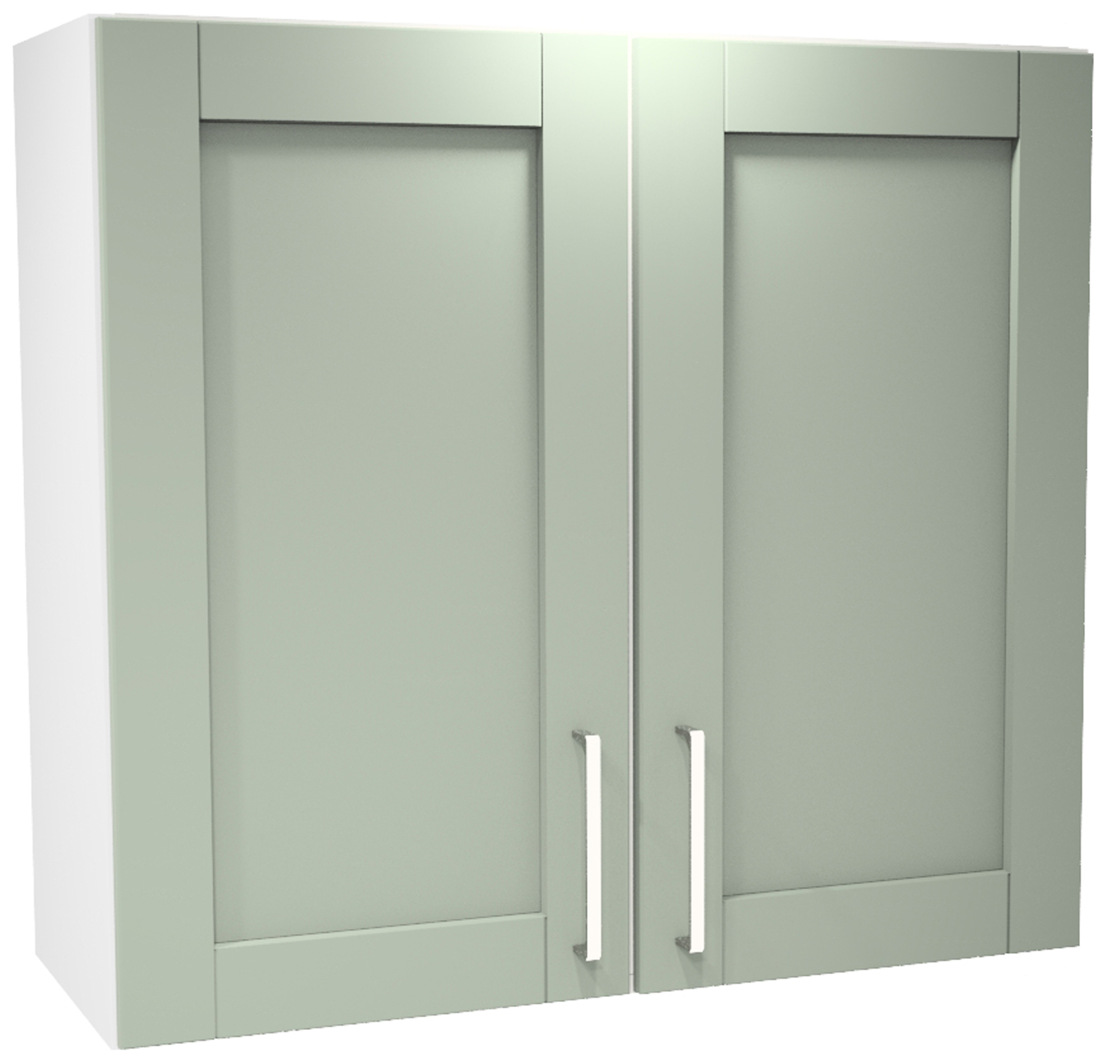 Wickes Ohio Reed Green Shaker Wall Unit - 800mm