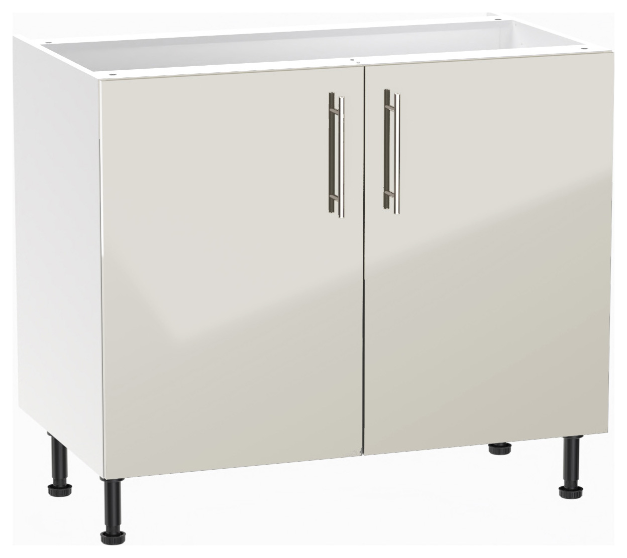 Wickes Orlando Gloss Stone Shaker Base Unit - 1000mm