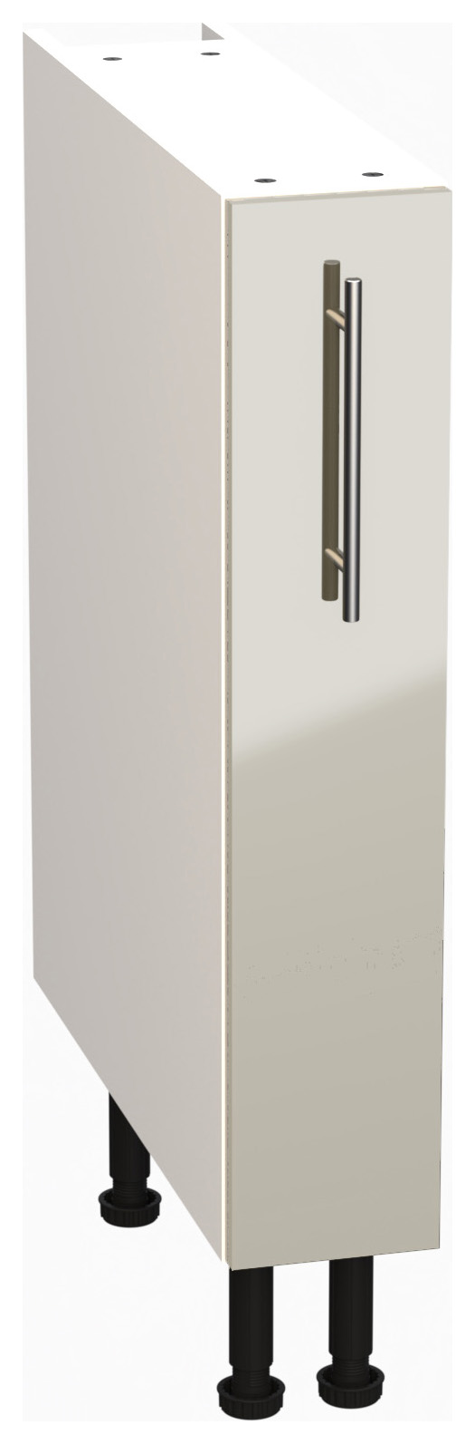 Wickes Orlando Gloss Stone 150mm Pull Out Base Unit