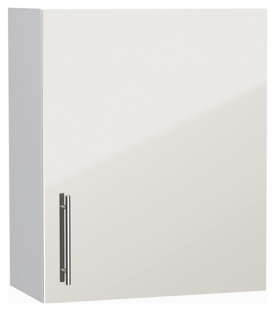 Wickes Orlando Gloss Stone Shaker Wall Unit - 600mm