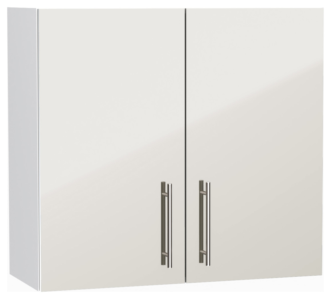 Wickes Orlando Gloss Stone Shaker Wall Unit - 800mm