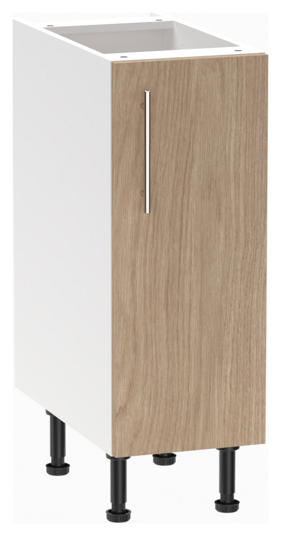 Wickes Orlando Scandi Oak Slab Base Unit - 300mm