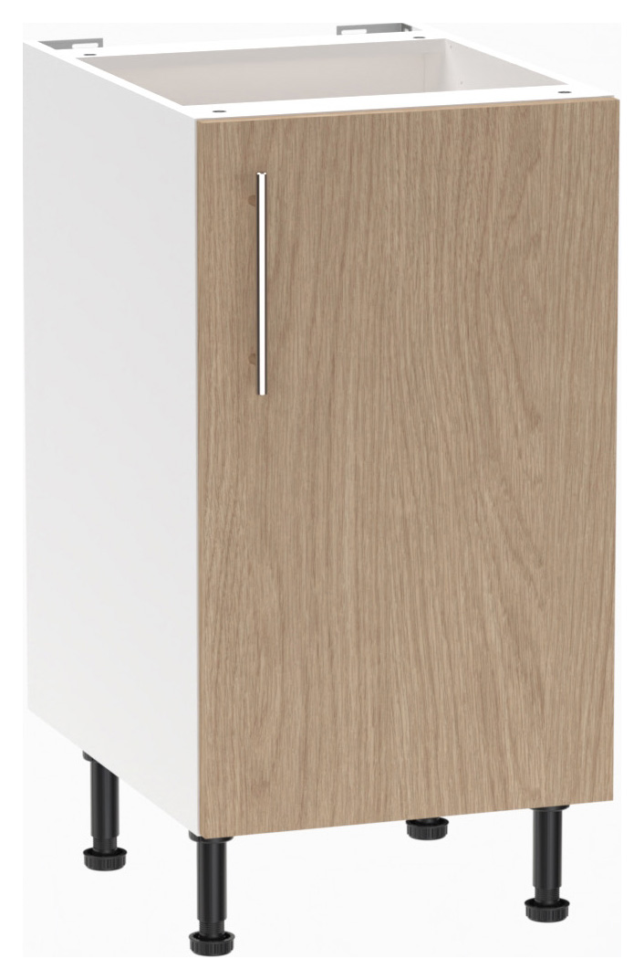 Wickes Orlando Scandi Oak Shaker Base Unit - 450mm