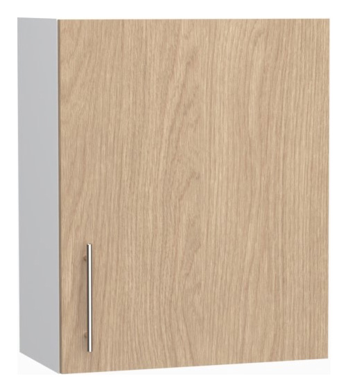 Wickes Orlando Scandi Oak Slab Wall Unit - 600mm