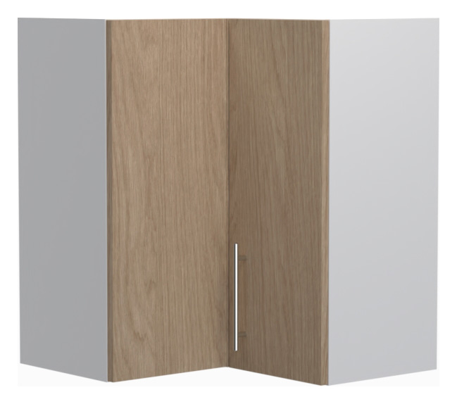 Wickes Orlando Scandi Oak L-Shape Corner Wall Unit - 625mm