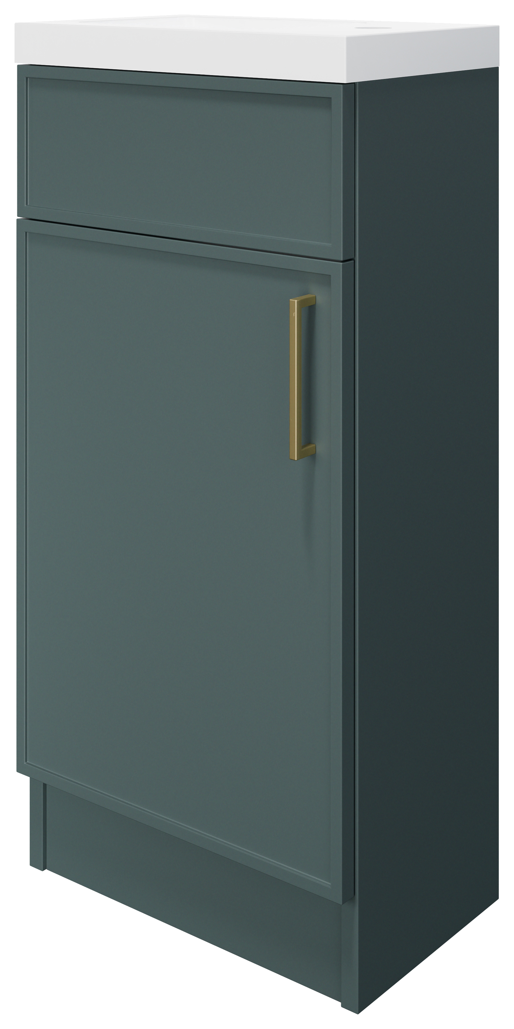 Wickes Haven Kombu Green Freestanding Vanity Unit & Haven Basin - 840 x 400mm