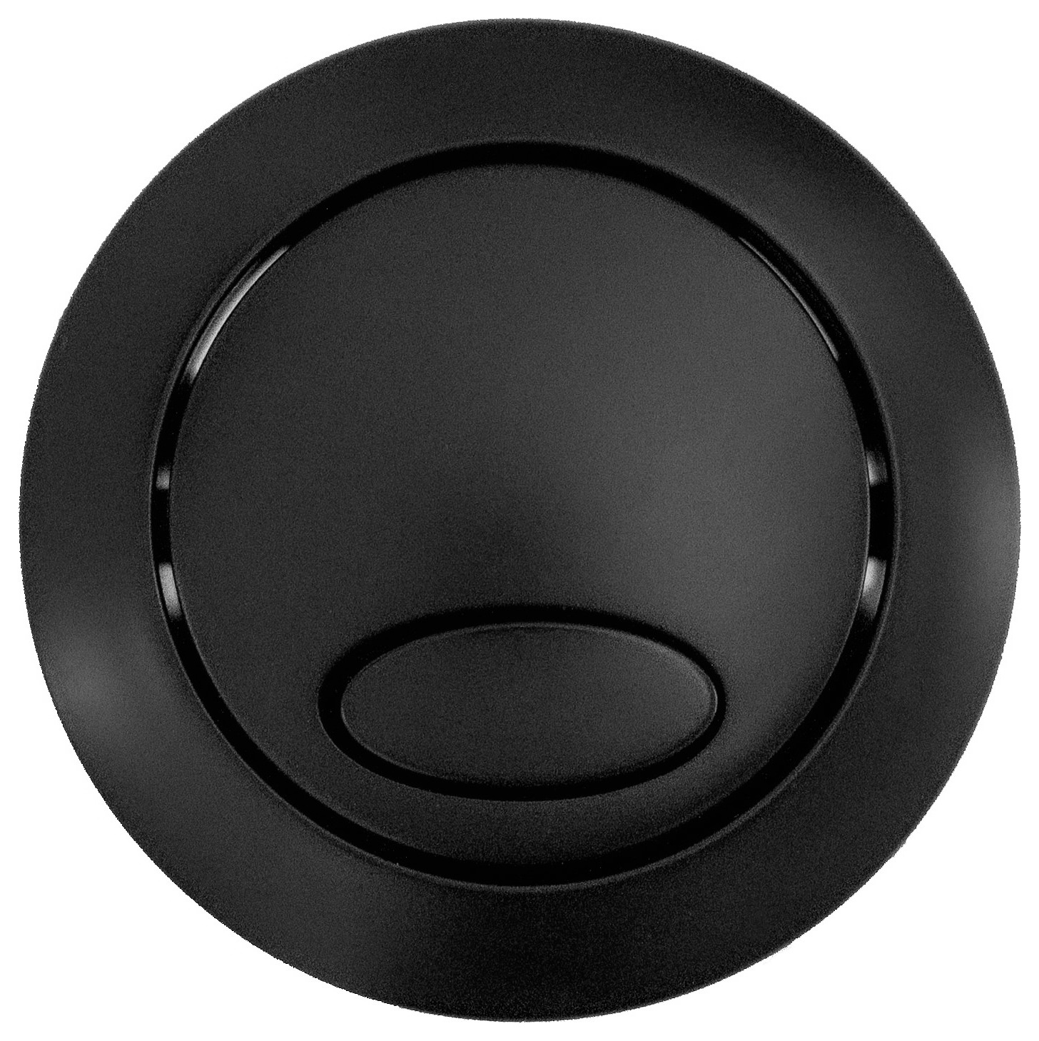 Fluidmaster Slimline 6L Black Compact Pre-Assembled Concealed Cistern with Matt Black Button